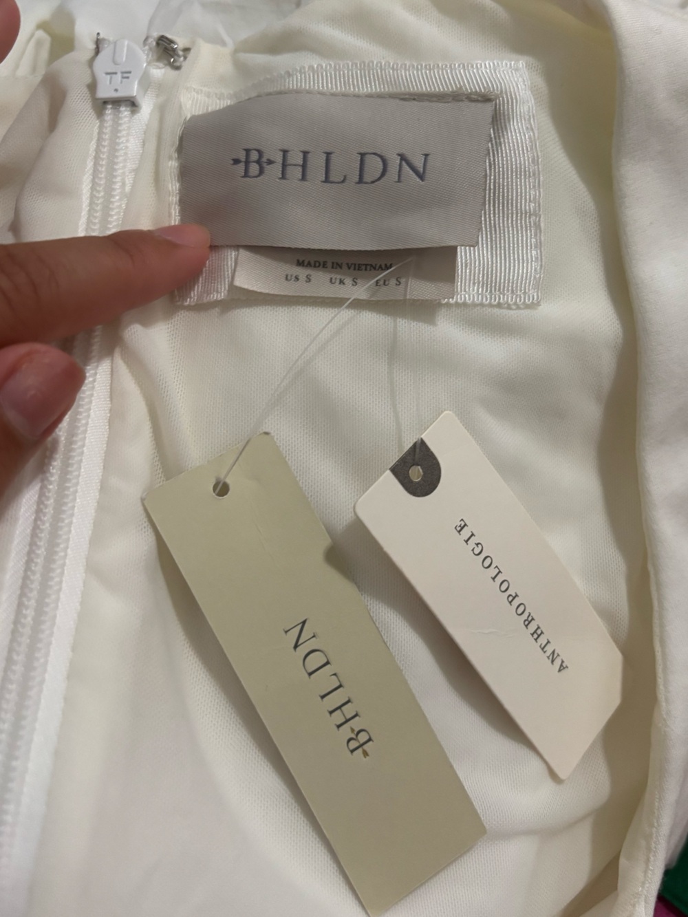 NWT BHLDN by Anthropologie Sleeveless Scoop-Neck Fit & Flare Mini Dress - Picture 11 of 15